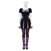 Vampirina: Teenage Vampire (2026) Vampirina Black Purple Dress Set Outfits Cosplay Costume