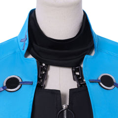 Virgin Punk (2025) Clockwork Girl Ubu Kamigori Blue Jacket Dress Set Outfits Cosplay Costume