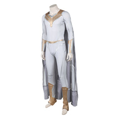 VisionQuest (2026) White Vision Jumpsuit Cloak Outfits Halloween Cosplay Costume