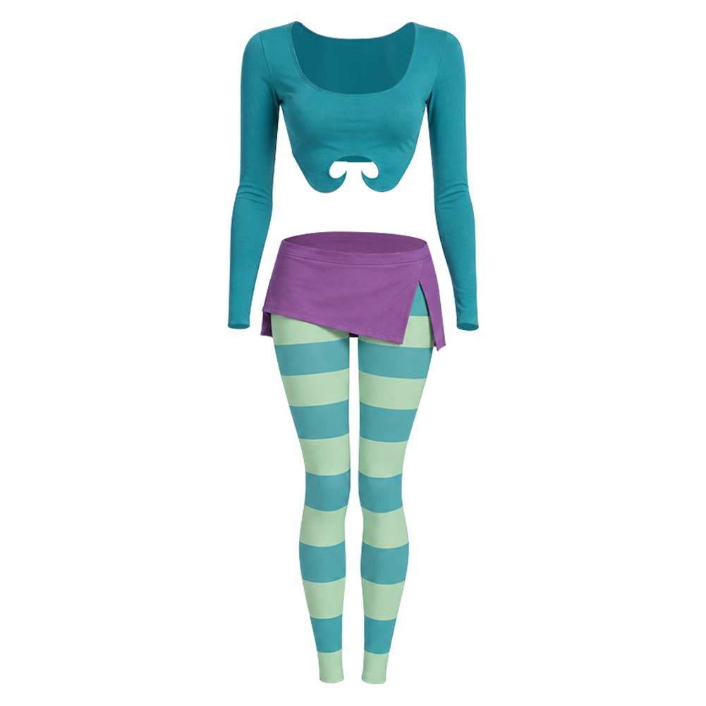 W.I.T.C.H Irma Lair Blue Green Set Outfits Cosplay Costume - Pre-order