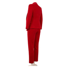 Weapons Aunt Gladys Red Pink Suit Set Outfits Halloween Cosplay Costume