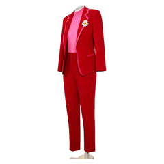 Weapons Aunt Gladys Red Pink Suit Set Outfits Halloween Cosplay Costume