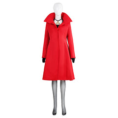 Where On Earth Is Carmen Sandiego Carmen Red Coat Set Outfits Cosplay Costume