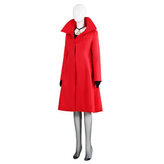 Where On Earth Is Carmen Sandiego Carmen Red Coat Set Outfits Cosplay Costume