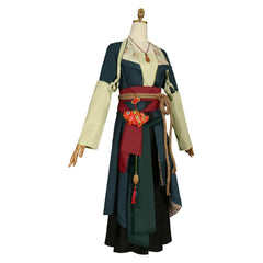 Where Winds Meet Yingying Green Set Outfits Cosplay Costume Carnival Suit