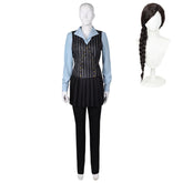 Wicked (2024) Elphaba School Waistcoat Vest Shirt Outfits Cosplay Costume