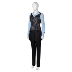 Wicked (2024) Elphaba School Waistcoat Vest Shirt Outfits Cosplay Costume