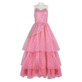 Wicked (2024) Galinda Pink Tulle Dress Outfits Cosplay Costume