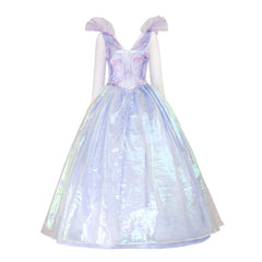 Wicked (2024) Glinda Purple White Dress Outfits Cosplay Costume Halloween Carnival Suit