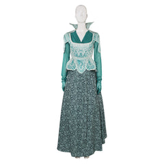 Wicked (2024) Madame Morrible Green Skirt Outfits Cosplay Costume