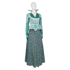 Wicked (2024) Madame Morrible Green Skirt Outfits Cosplay Costume