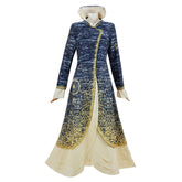 Wicked Madame Morrible Blue Dress Coat Outfits Cosplay Costume