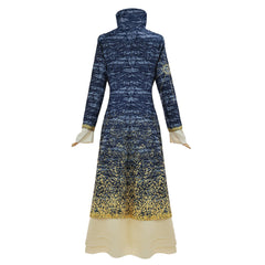Wicked Madame Morrible Blue Dress Coat Outfits Cosplay Costume