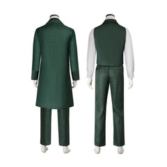 Wicked The Wizard Green Suit Outfits Cosplay Costume Halloween Carnival Suit