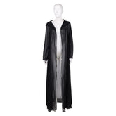 Wicked: For Good (2025) Elphaba Black Chiffon Hooded Cloak Outfits Cosplay Costume