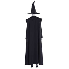 Wicked: For Good (2025) Elphaba Black Coat Cloak Set Outfits Cosplay Costume