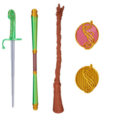 Wicked: For Good (2025) Elphaba Broom School Badge Glinda Fiyero Wand Sword Cosplay Accessories Props