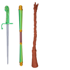 Wicked: For Good (2025) Elphaba Broom School Badge Glinda Fiyero Wand Sword Cosplay Accessories Props