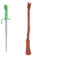 Wicked: For Good (2025) Elphaba Broom School Badge Glinda Fiyero Wand Sword Cosplay Accessories Props