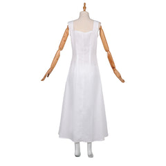 Wicked: For Good (2025) Elphaba White Dress Cosplay Costume Halloween Suit