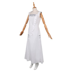 Wicked: For Good (2025) Elphaba White Dress Cosplay Costume Halloween Suit