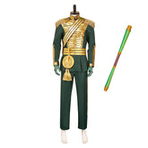 Wicked: For Good (2025) Fiyero Golden Green Suit Guard Set Outfits Cosplay Costume