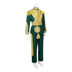 Wicked: For Good (2025) Fiyero Green Suit Set Outfits Cosplay Costume