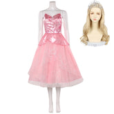Wicked: For Good (2025) Glinda Pink Bubbles Dress Outfits Cosplay Costume
