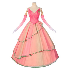 Wicked: For Good (2025) Glinda Pink Corset Dress Set Outfits Cosplay Costume