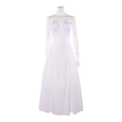 Wicked: For Good (2025) Glinda White Wedding Dress Outfits Cosplay Costume