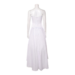 Wicked: For Good (2025) Glinda White Wedding Dress Outfits Cosplay Costume