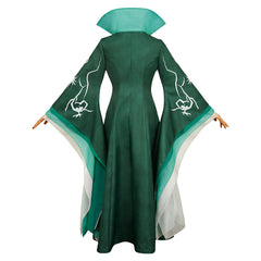 Wicked: For Good (2025) Madame Morrible Cyan Dress Outfits Cosplay Costume