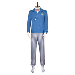 Wicked: For Good (2025) Men's School Uniforms Blue Set Outfits Cosplay Costume