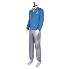 Wicked: For Good (2025) Men's School Uniforms Blue Set Outfits Cosplay Costume