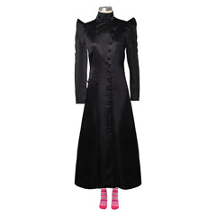 Wicked: For Good (2025) Nessarose Black Dress Pink Socks Set Outfits Cosplay Costume