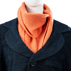 Wildwood (2026) Prue McKeel Orange Scarf Blue Coat Pants Set Outfits Cosplay Costume