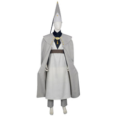 Witch Hat Atelier (2026) Qifrey Gray Cloak Witch Set Outfits Cosplay Costume