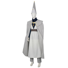 Witch Hat Atelier (2026) Qifrey Gray Cloak Witch Set Outfits Cosplay Costume