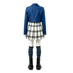 Wizards Beyond Waverly Place (2026) Billie Russo Blue Jacket Skirt Set Outfits Cosplay Costume