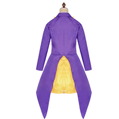 Wonka Willy Wonka Purple Jacket Yellow Dress Outfits Cosplay Costume