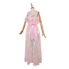 Wuthering Heights (2026) Catherine Earnshaw Pink Organza Dress Outfits Cosplay Costume