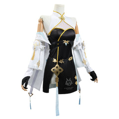 Wuthering Waves Baizhi Black Dress Set Outfits Cosplay Costume