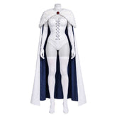 X-Men '97 Emma Frost White Vest Cloak Set Outfits Cosplay Costume