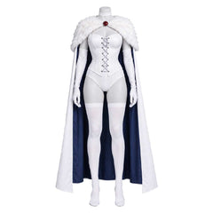 X-Men '97 Emma Frost White Vest Cloak Set Outfits Cosplay Costume