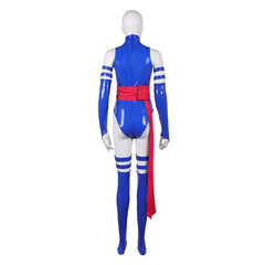 X-Men '97 Season 2 (2026) Psylocke Blue Leather Bodysuit Set Outfits Cosplay Costume
