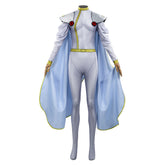 X-Men '97 Storm White Blue Jumpsuit Cloak Set Outfits Cosplay Costume