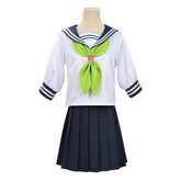 You And I Are Polar Opposites (2026) Manami Suzuki Blue School Uniform Set Outfits Cosplay Costume