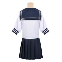 You And I Are Polar Opposites (2026) Manami Suzuki Blue School Uniform Set Outfits Cosplay Costume