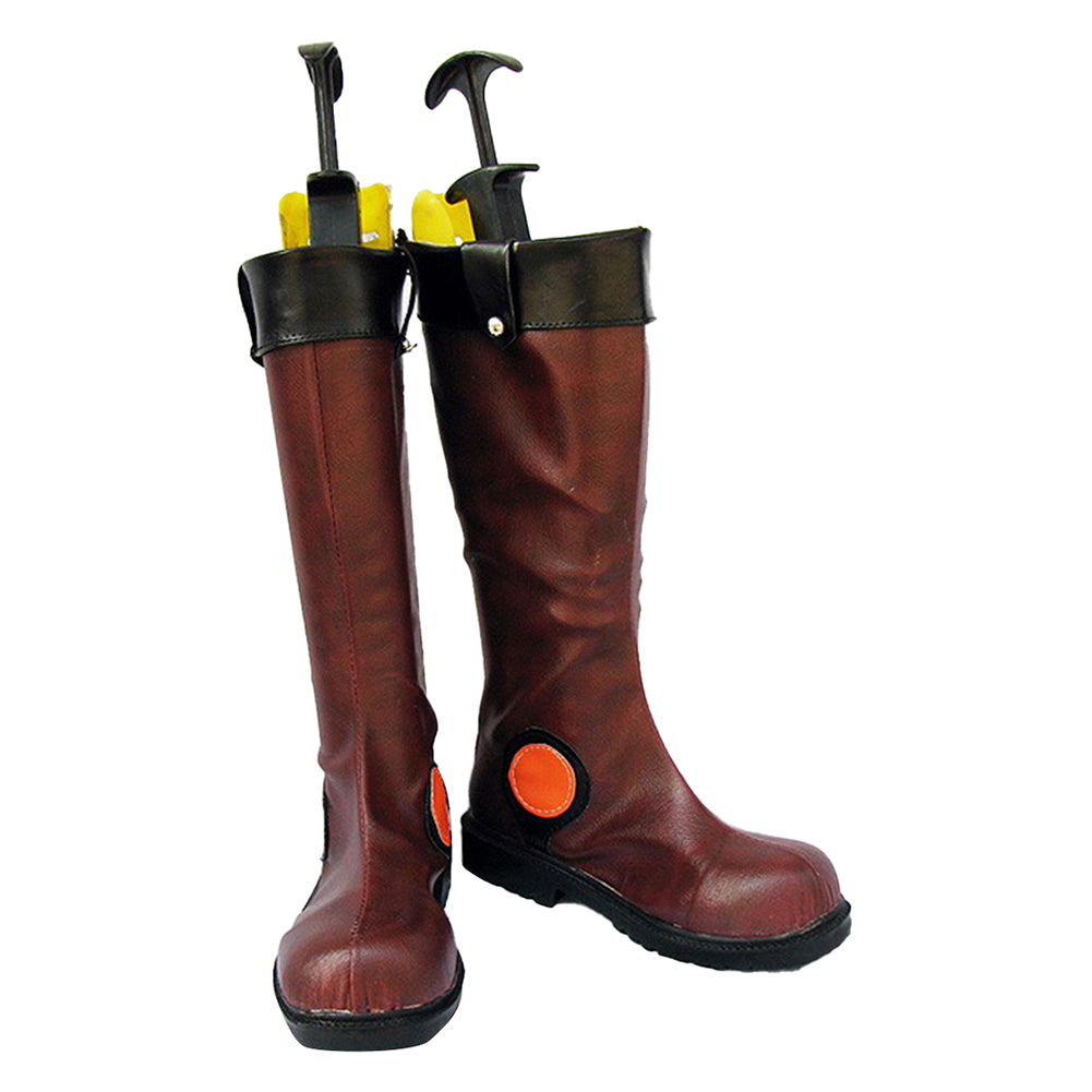 Yu-Gi-Oh! 5D's Yusei Fudo Brown Shoes Boots Cosplay Accessories Props