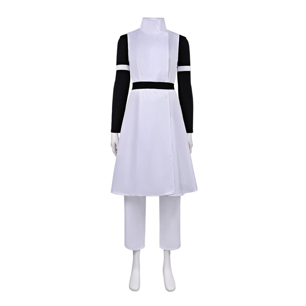 Yuka Okkotsu Black White Set Outfits Cosplay Costume Halloween Suit